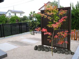 安来市 門まわりリフォーム 段差を解消して快適に歩けるアプローチ