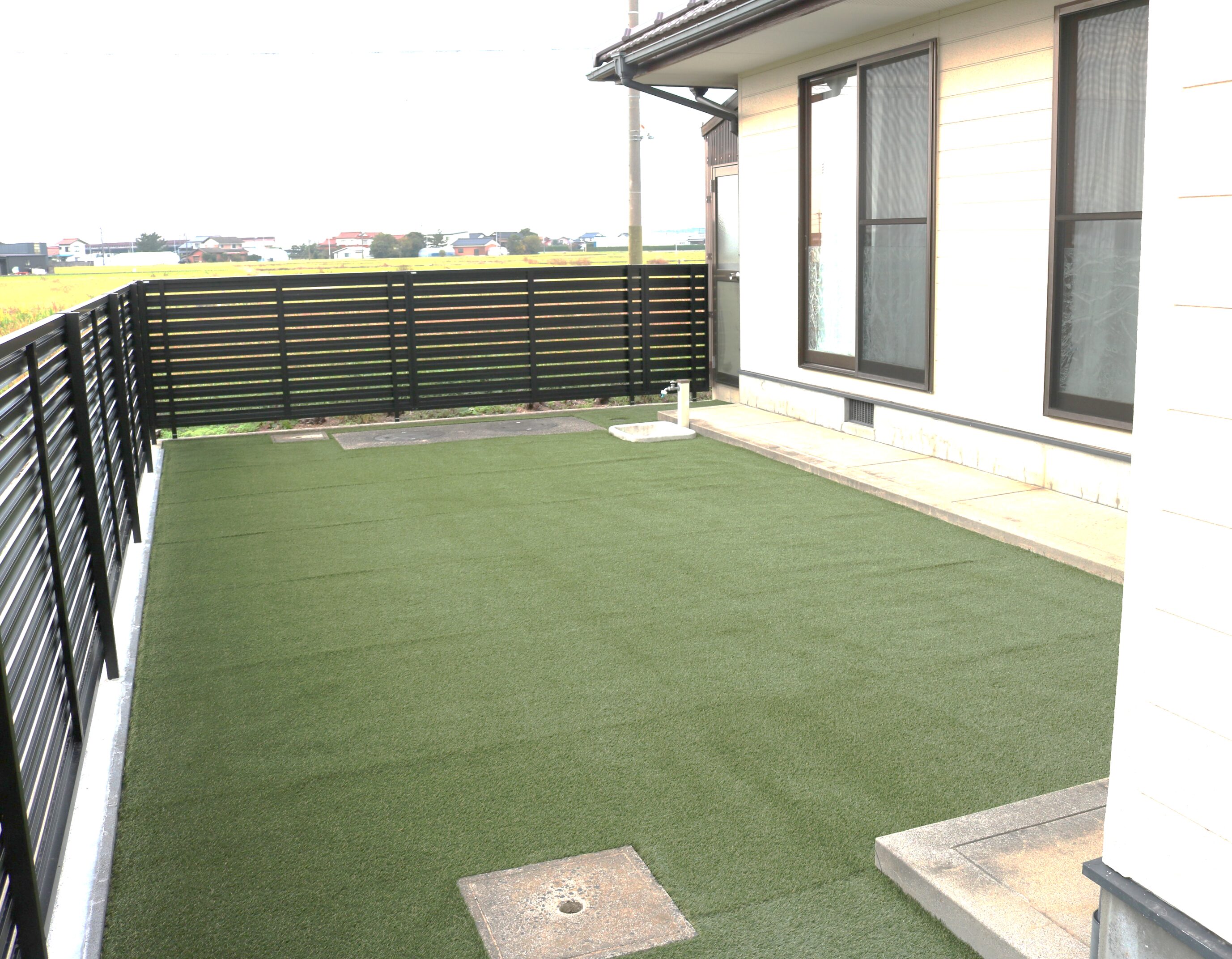 安来市 外構リフォーム 安全で使いやすくなったアプローチと庭