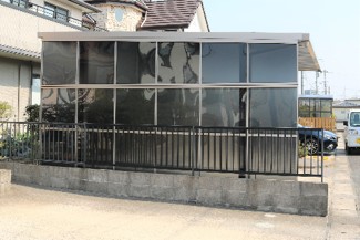 出雲市で施工したソルディーポートのカーポート