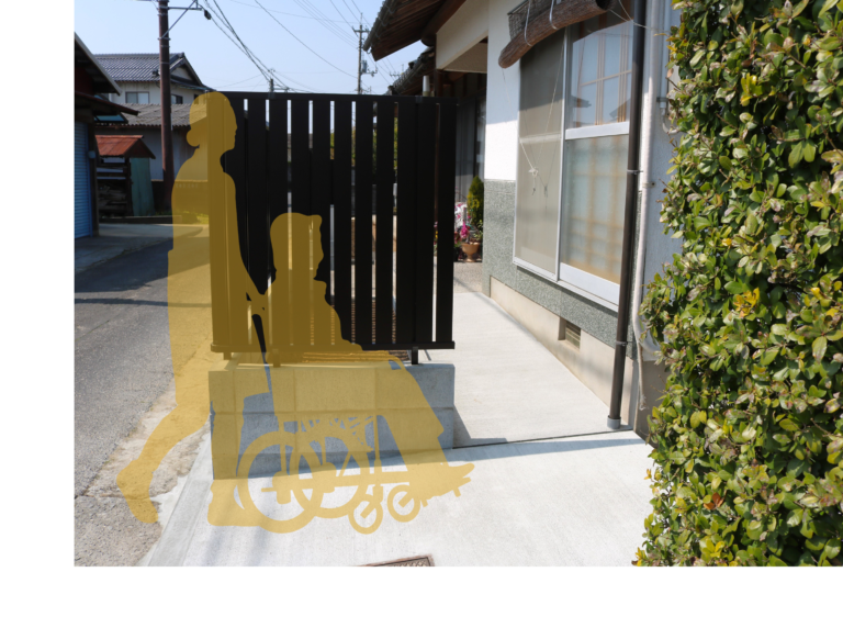 安来市 外構工事 ブロック塀リフォーム後のフェンス付きデザイン