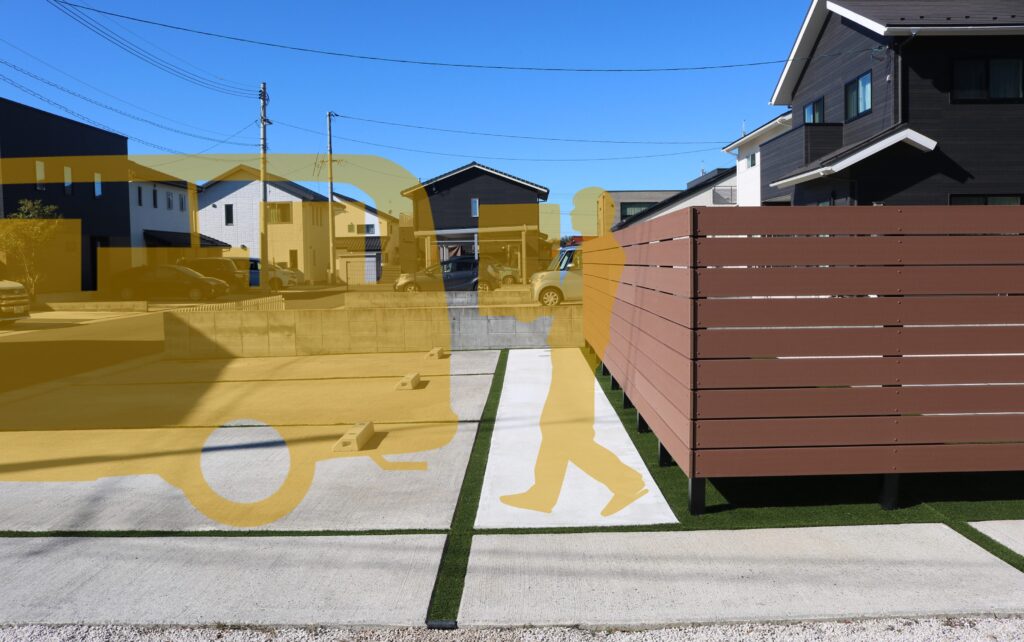 安来市 外構リフォーム プライバシーを守る目隠しフェンス設置